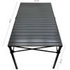 GoTEAM! Portable Heavy Duty Aluminum Roll-Top Table, Camping/Tailgating/Beach Instant Table with Carry Bag (Large) view 3