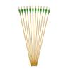 AMEYXGS 6/12pcs 33inch Hunting Arrow 900 Spine Mixed Carbon Fiber Arrows Target Practice Arrows with 3inch Turkey Feather and Tips Points (Green 12 pcs) view 1