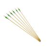 AMEYXGS 6/12pcs 33inch Hunting Arrow 900 Spine Mixed Carbon Fiber Arrows Target Practice Arrows with 3inch Turkey Feather and Tips Points (Green 12 pcs) view 2