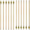 AMEYXGS 6/12pcs 33inch Hunting Arrow 900 Spine Mixed Carbon Fiber Arrows Target Practice Arrows with 3inch Turkey Feather and Tips Points (Yellow&White 12 pcs) view 4