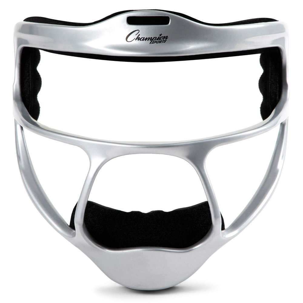 Champion Sports Magnesium Softball Face Mask - Lightweight Masks for Youth - Durable Head Guards - Premium Sports Accessories for Indoors and Outdoors - Silver