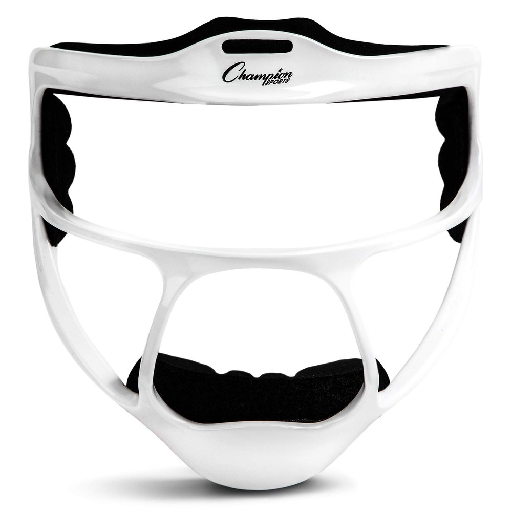 Champion Sports Magnesium Softball Face Mask - Lightweight Masks for Youth - Durable Head Guards - Premium Sports Accessories for Indoors and Outdoors - White