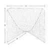 Aoneky 6 x 6 Replacement Lacrosse Goal Net - Only The Netting - Fit 6 x 6 x 6 ft and 6 x 6 x 7 ft Goal view 2