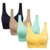 Women's Comfort Workout Sports Bra Low-Impact Activity Sleep Bras HFLvYe XL view 1