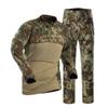 Airsoft Hunting Shooting Sports Battle Uniform BDU Tactical Combat Camouflage Clothing - Mandrake - XXXL view 1
