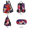Backpack for Women Anti Theft Back Pack Purse Waterproof Nylon Backpack for College Bookbag Fashion Travel Shoulder Bag Colorful Polka Dots view 2