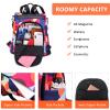Backpack for Women Anti Theft Back Pack Purse Waterproof Nylon Backpack for College Bookbag Fashion Travel Shoulder Bag Colorful Polka Dots view 4