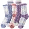 ANTSANG Womens Fuzzy Socks Fluffy Slipper Cozy Cabin Winter Soft Fleece Warm Comfy Thick Christmas Gift Socks (Horizontal Bars) view 1
