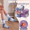 ANTSANG Womens Fuzzy Socks Fluffy Slipper Cozy Cabin Winter Soft Fleece Warm Comfy Thick Christmas Gift Socks (Horizontal Bars) view 3