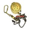 Aaban Nautical EDWASD VII Compass King and Emperor, Confirmation Gift Ideas, Baptism Gifts Brass Compass Free Keyring view 2