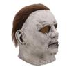 Brown Short Hair Person Latex Mask Horror Clown Party Decoration Props Scary Halloween Headpiece view 3