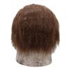 Brown Short Hair Person Latex Mask Horror Clown Party Decoration Props Scary Halloween Headpiece view 4