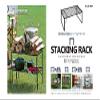 Captain Stag UL-4001 Stacking Rack, Field Rack, Folding Rack, Width 23.6 x Depth 13.8 x Height 9.1 inches (600 x 350 x 230 mm), Load Capacity 66.1 lbs (30 kg), Stackable view 4