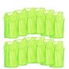 Sports Training Mesh Vests, 12 Pack Polyester Soccer Football Basketball Practice Bibs with Round Neck, Adjustable Ribbon view 1