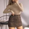 MANGOPOP Women's Mock Turtle Neck Long Sleeve Tops Bodysuit Jumpsuit view 2