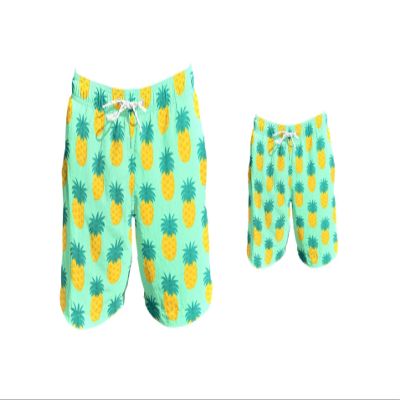 Father Son Matching Swim Trunks, Matching Swimsuit, Dad Son Matching Swim Trunks (Boy - 1-2y) Mint
