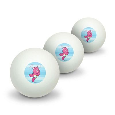 GRAPHICS & MORE Care Bears: Unlock The Magic Cheer Bear Novelty Table Tennis Ping Pong Ball 3 Pack
