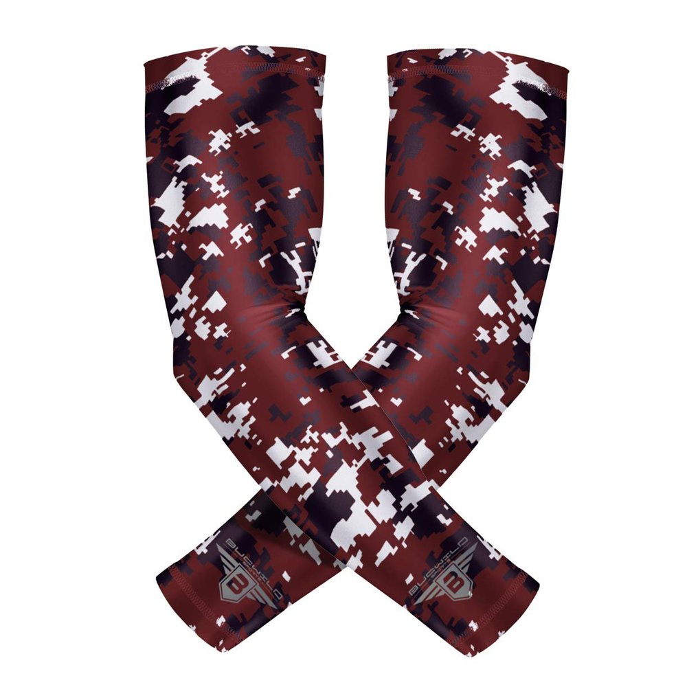 Bucwild Sports Baseball Arm Sleeve Youth & Adult 1 Pair | Football Basketball Cycling Tennis