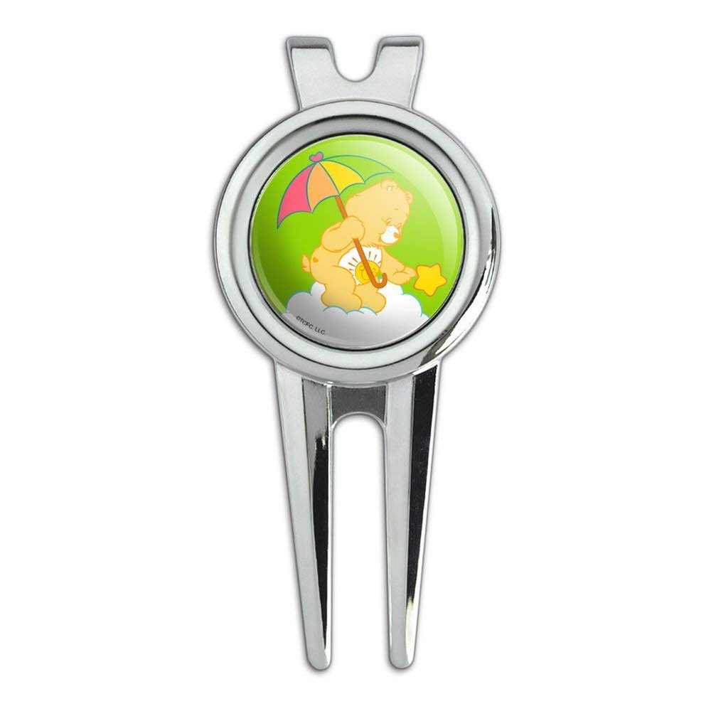 GRAPHICS & MORE Care Bears Funshine Bear Golf Divot Repair Tool and Ball Marker