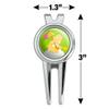 GRAPHICS & MORE Care Bears Funshine Bear Golf Divot Repair Tool and Ball Marker view 4