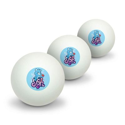 GRAPHICS & MORE Care Bears: Unlock The Magic Grumy Bear Sigh Novelty Table Tennis Ping Pong Ball 3 Pack