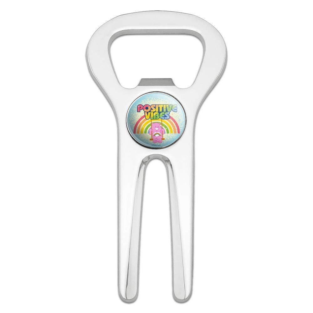 GRAPHICS & MORE Care Bears Cheer Bear Positive Vibes Golf Golfing Divot Repair Tool Bottle Opener