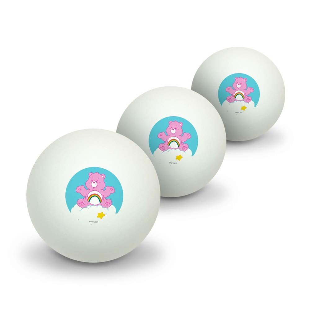 GRAPHICS & MORE Care Bears Cheer Bear Novelty Table Tennis Ping Pong Ball 3 Pack