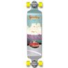 Yocaher Drop Down Complete Longboard 41.25" x 10" Maple Wood w/Premium Black Grip Tape. Build for Cruiser Commuting, Carving, Cruising and Downhill Riding - Red Beetle view 1