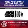 Impact Custom Professional MMA/Boxing/Muay Thai Mouthguard Stars & Stripes Black view 2