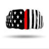 Impact All Sports Mouthguard Lacrosse, Football, Hockey, Basketball, Jiu-Jitsu, and More, Breathable Mouthguard for Youth Adults, Professional Custom-Fit, Firefighter Red Line Flag view 1