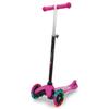 Jamara 460497 KickLight Scooter Pink Adjustable Handlebar Movable Handlebar for Change of Direction, Ball-Bearing Bearings, 3 Wheels for Stable Driving and Rear Brake view 1