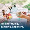 Camco Aluminum Roll-Up Campsite Table with Carrying Bag - Ideal for Tailgating, Camping, The Beach, Parties and More - Lightweight Design and Rust Resistant (51896) view 3