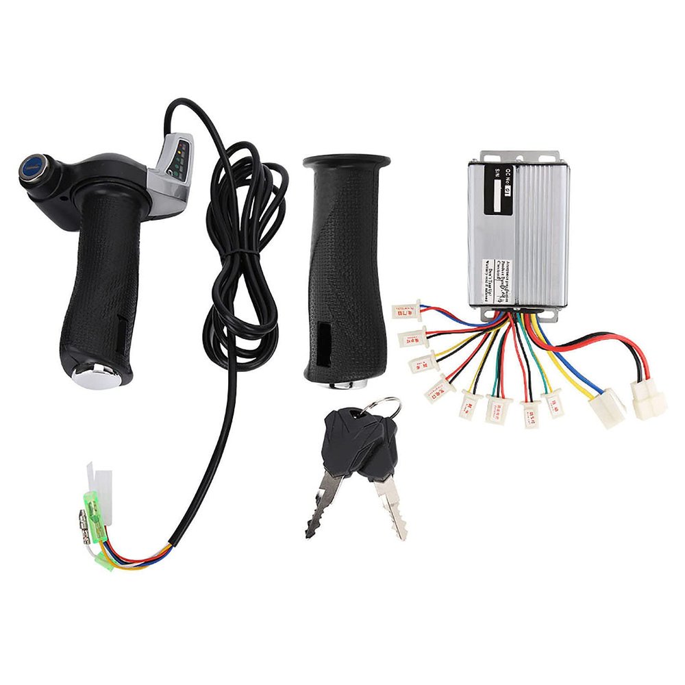 Electric Tricycle Scooter Controller,1000W Brushed Motor with Throttle Display,Motor Controller,Throttle Display for Urban commuters,Mountain Riders,City Travel,Off-Road Adventures