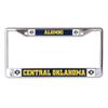 1SCS University of Central Oklahoma Alumni Chrome License Plate Frame view 1