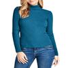 NE PEOPLE Womens Light Weight Basic Long Sleeve Turtle Neck Ribbed Shirt (S-3XL) view 1