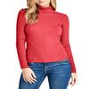 NE PEOPLE Womens Light Weight Basic Long Sleeve Turtle Neck Ribbed Shirt (S-3XL) view 1
