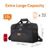 Lifewit Insulated Cooler Bag, 32 Can Large Leakproof Beach Cooler, Lightweight Portable Double Layer Soft-Sided Travel Ice Chest for Camping, Kayaking, Road Trips, Grocery Shopping, Black view 2