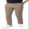 Plaid&Plain Men's Skinny Stretchy Khaki Pants Colored Pants Slim Fit Slacks Tapered Trousers 819 D-P-Khaki 33X30 view 1