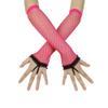 Ibluelover Kids Long Fishnet Gloves Girls Lace Fingerless Mesh Gloves Dance Performance Party Costume Accessory view 1