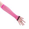 Ibluelover Kids Long Fishnet Gloves Girls Lace Fingerless Mesh Gloves Dance Performance Party Costume Accessory view 3