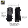 C9 Champion unisex child C127a Cold Weather Gloves, Charcoal (With Reflective Trim), Boys 4 7 US view 4