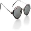 Hit Notion Unisex Clip-On Eyewear - Oval Shape, Metal Full Rim, Gunmetal Lavendar view 2