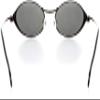Hit Notion Unisex Clip-On Eyewear - Oval Shape, Metal Full Rim, Gunmetal Lavendar view 4