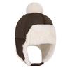 Ylucky Baby Winter Trooper Hat Earflap Ushanka Cap Suede Russian Trapper Hat Infant Beanie Hat with Earflap view 1