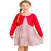 Bonny Billy Girls' Clothing Sets Flower Dress and Solid Cardigan 2 PCS Outfits 4-5t Red view 1