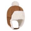 Ylucky Baby Winter Trooper Hat Earflap Ushanka Cap Suede Russian Trapper Hat Infant Beanie Hat with Earflap view 1