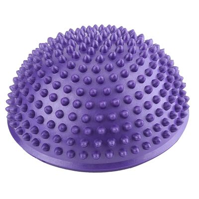 Keenso Foot Massage Ball, 8 Colors PVC Inflatable Half Yoga Balls Trainer for Fitness, Exercise, Balance, and Training
