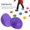 Keenso Foot Massage Ball, 8 Colors PVC Inflatable Half Yoga Balls Trainer for Fitness, Exercise, Balance, and Training view 4