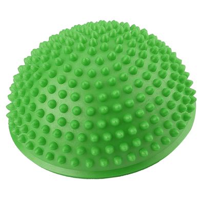 Keenso Foot Massage Ball, 8 Colors PVC Inflatable Half Yoga Balls Massage Point Exercises Trainer Fitness Balance Ball (Green) Yoga/Workout Clothing