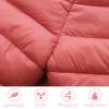 Baby Boys Girls Elastic Windproof Down Pants Lightweight Warm Snow Pants Red view 3